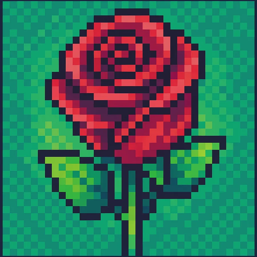 Fleur - Rose rouge