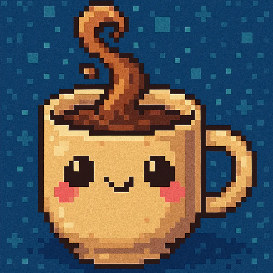 Chocolat chaud rigolo avec une mèche fumante