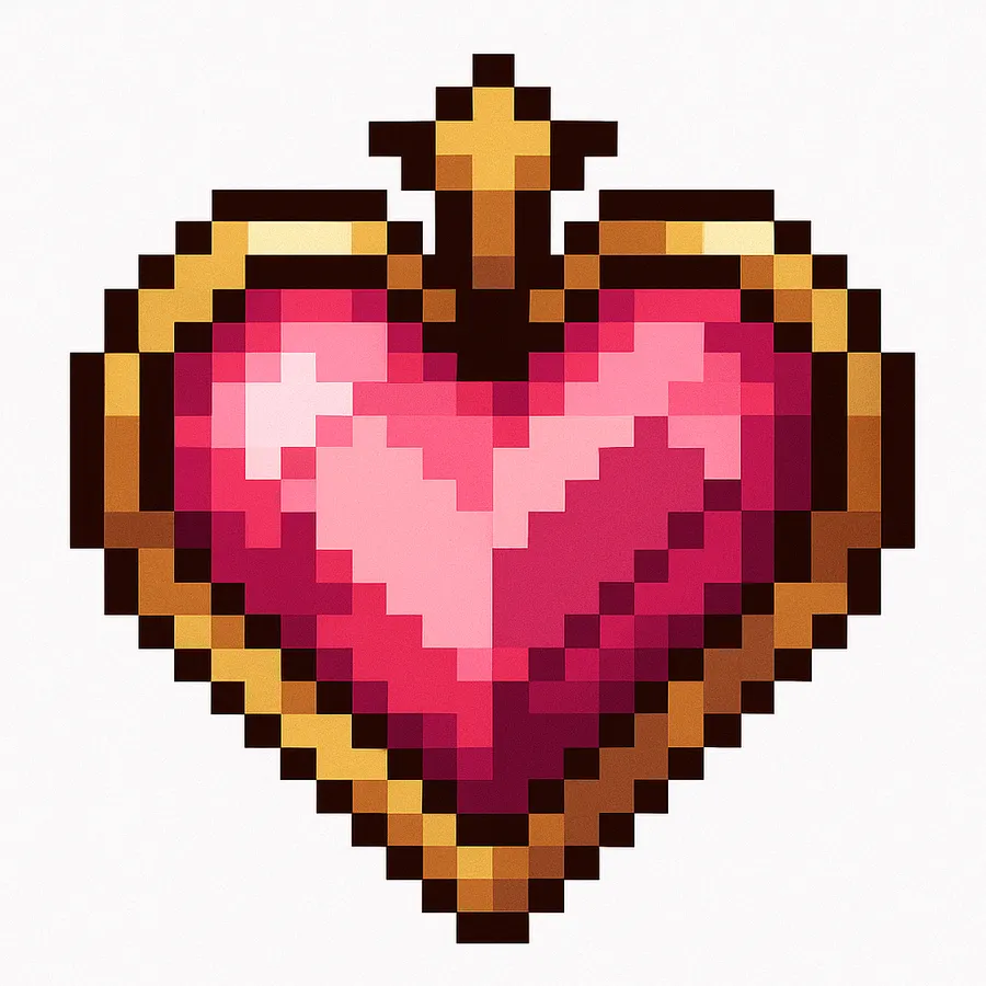 Broche Cœur