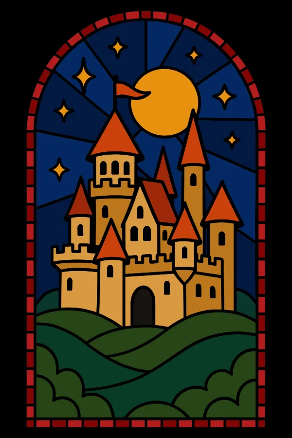 Stained Glass - Castle