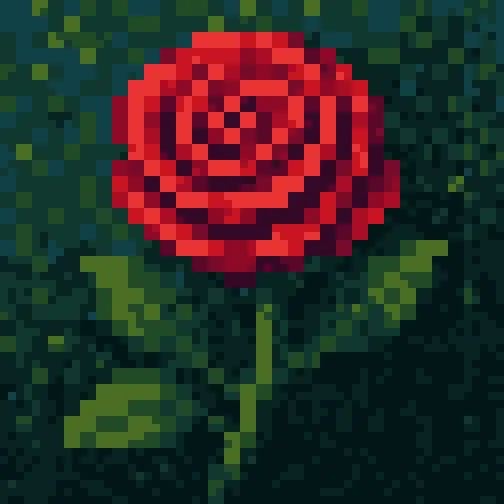 Rose rouge