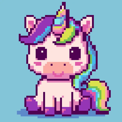 Licorne arc-en-ciel