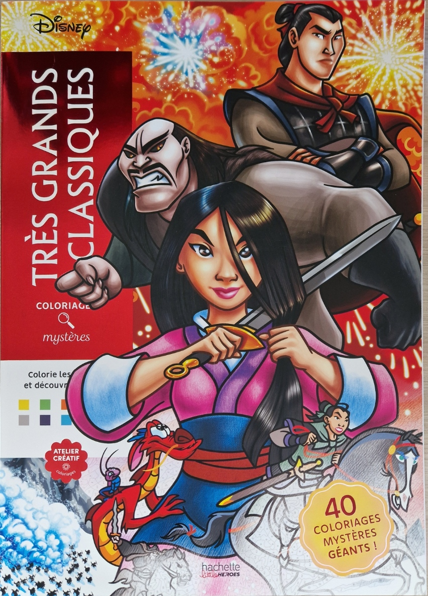 Coloriages Mystères Disney - Très Grands Classiques