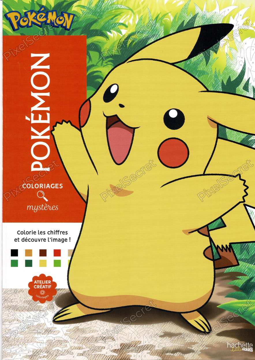 Coloriages Mystères - Pokémon