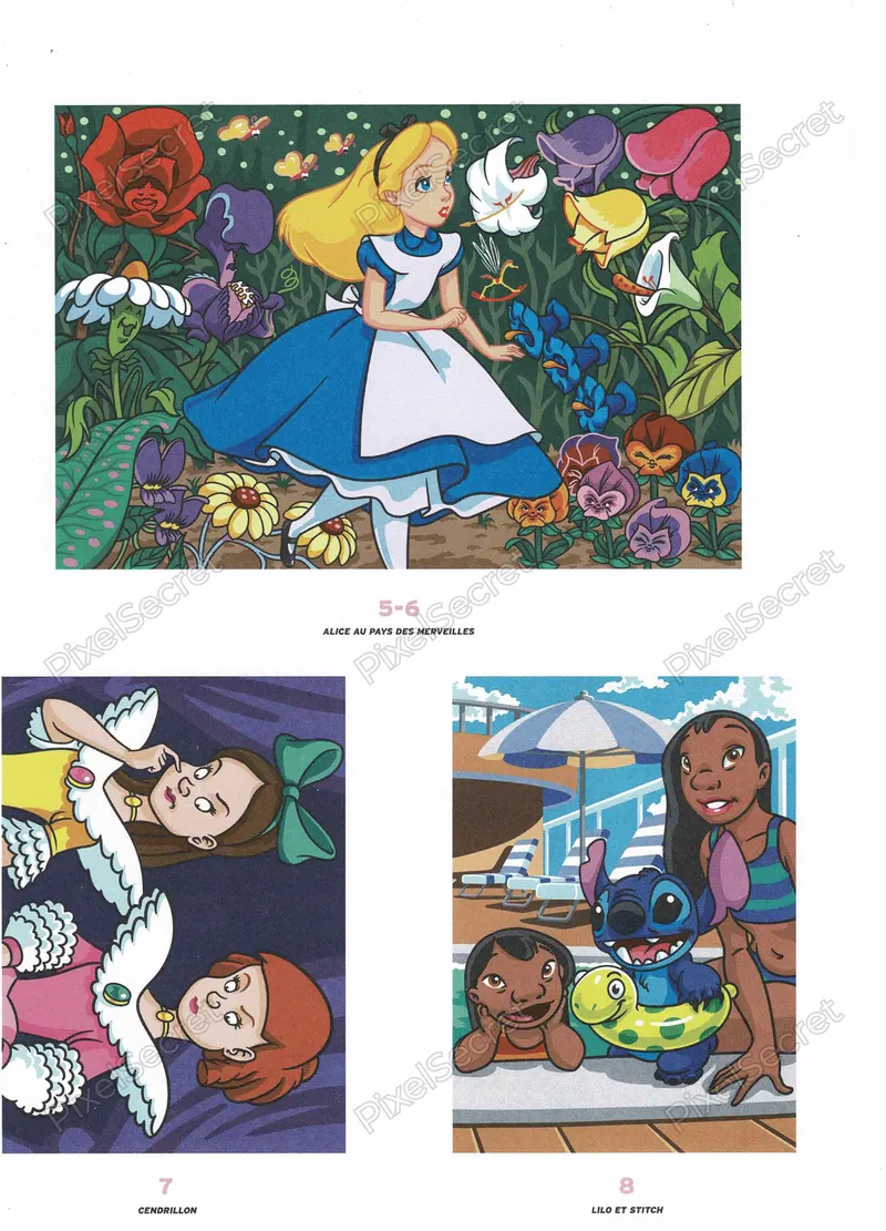 Page de solution tome 11 Coloriages Mystères Disney Grands Classiques