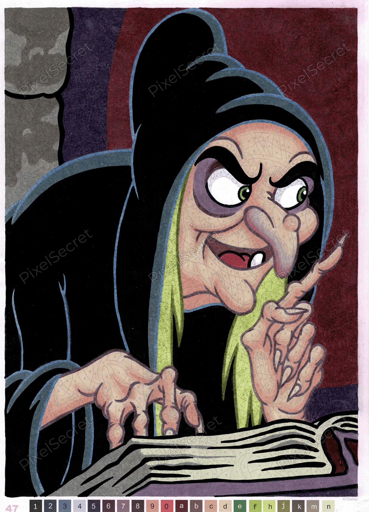 Coloriage mystère colorié par Usako - tome 11 Disney Grands Classiques