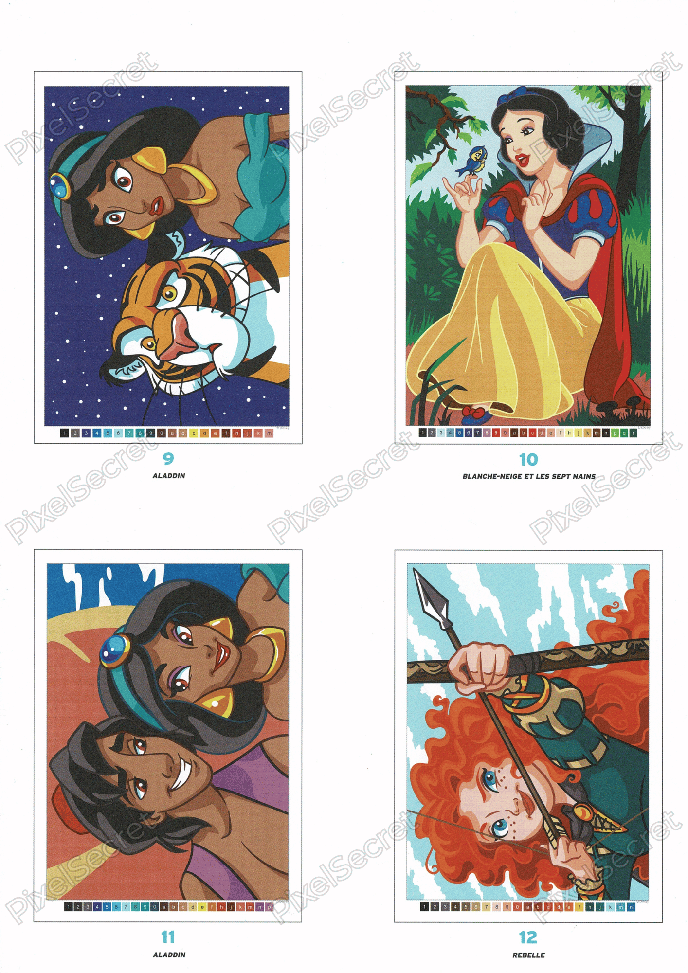 Solution page 2 (Princesses)