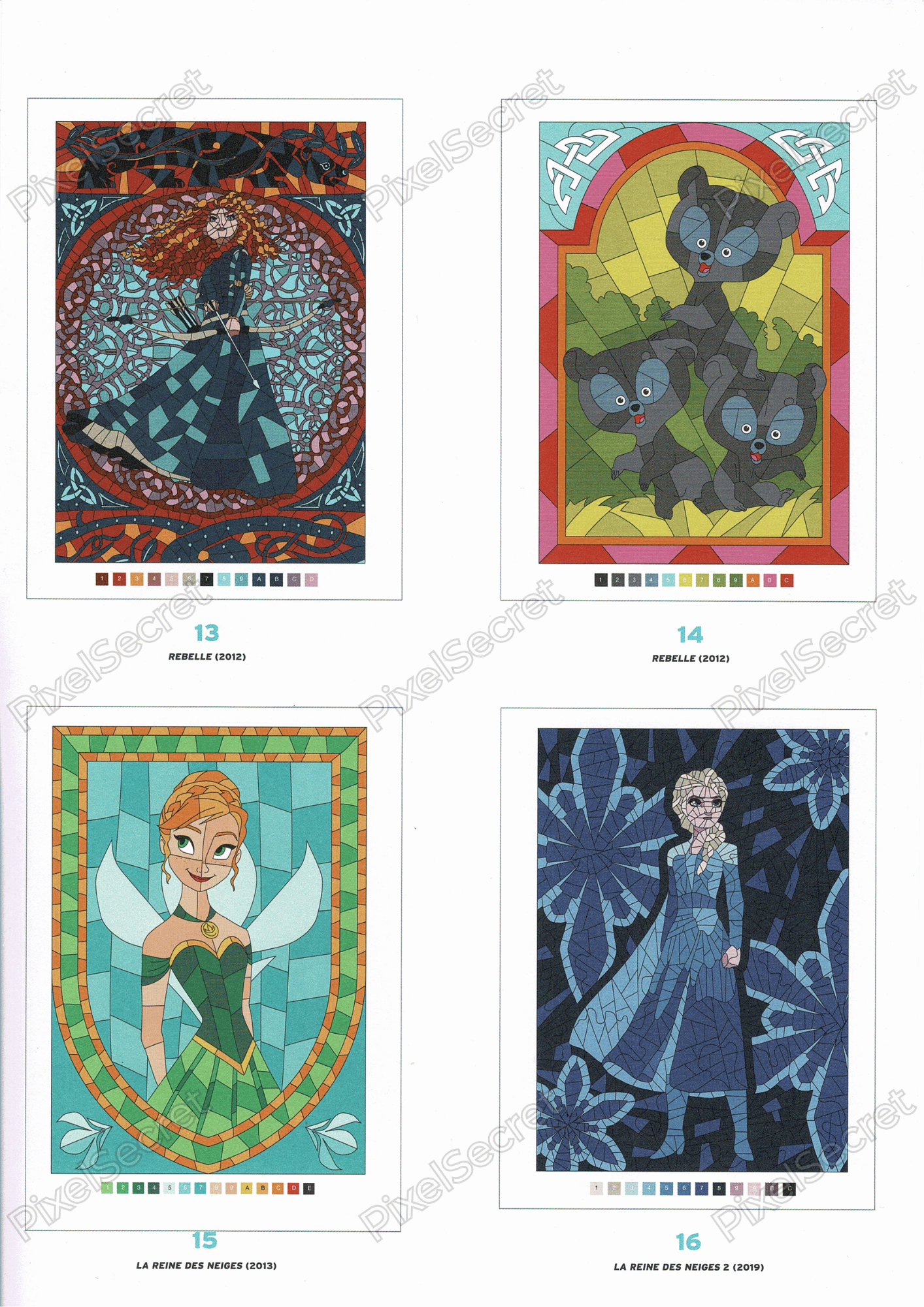 Page de solution 2 (Vitraux)