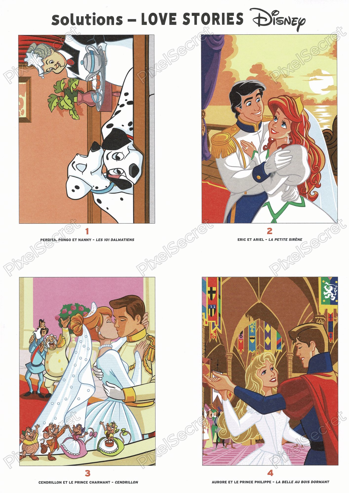 Page de solution Love Stories 1