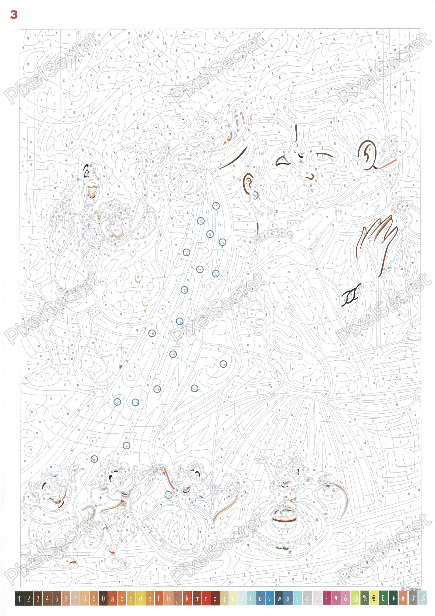 Exemple de page du livre Love Stories Disney