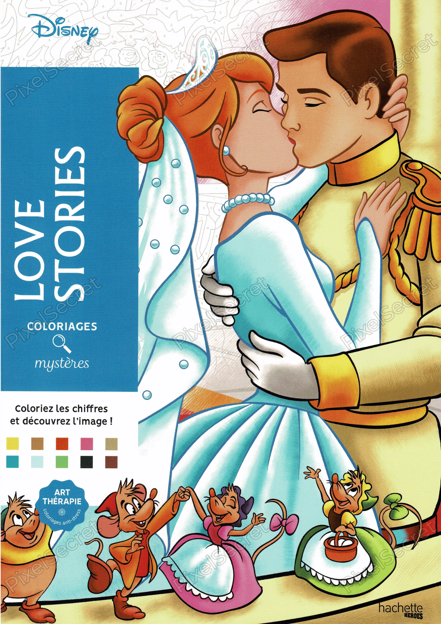 Coloriages mystères Disney - Love Stories - Aperçu et Avis