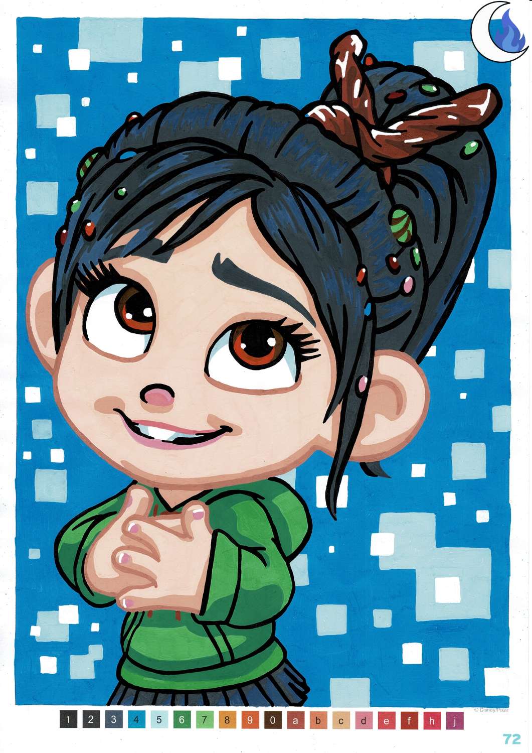 Autre portrait colorié par Usako