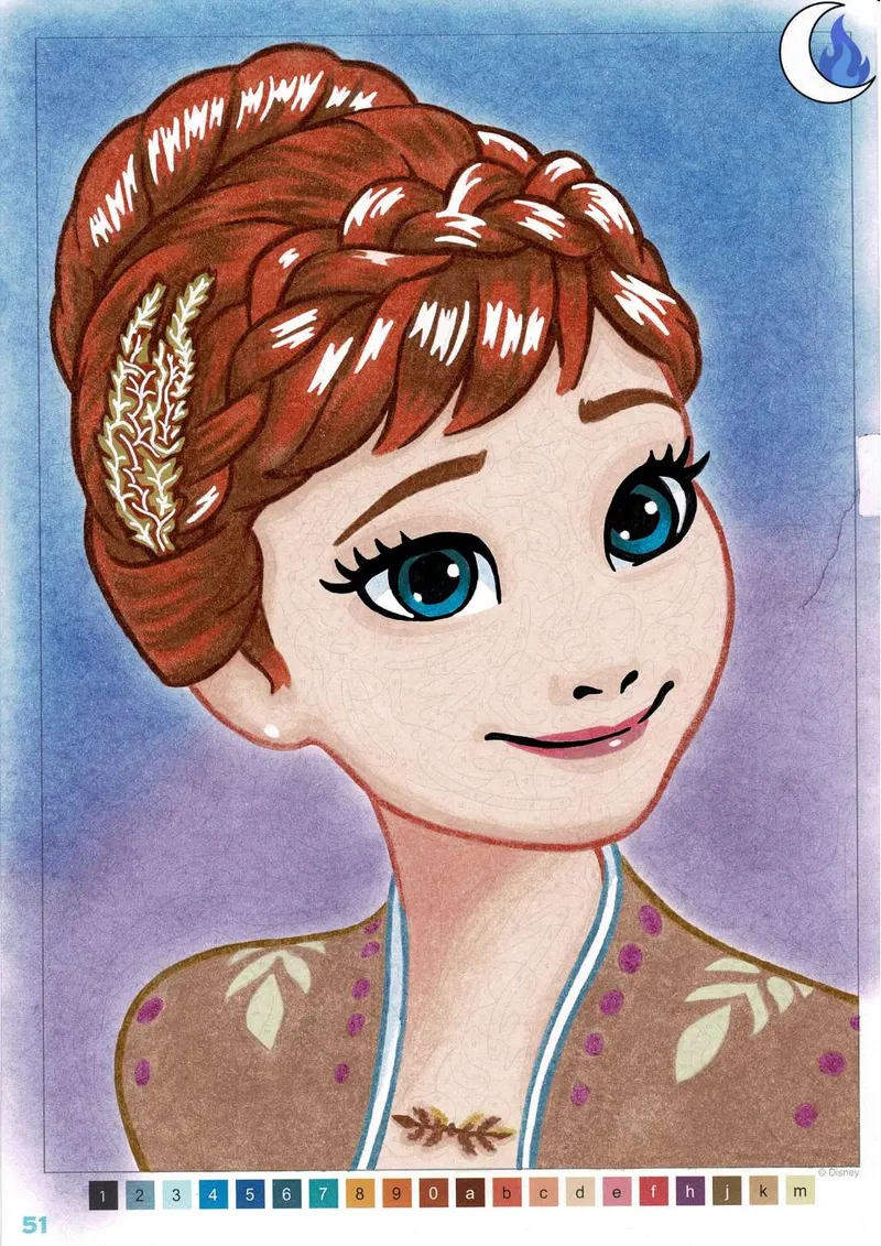 Portrait colored by Usako