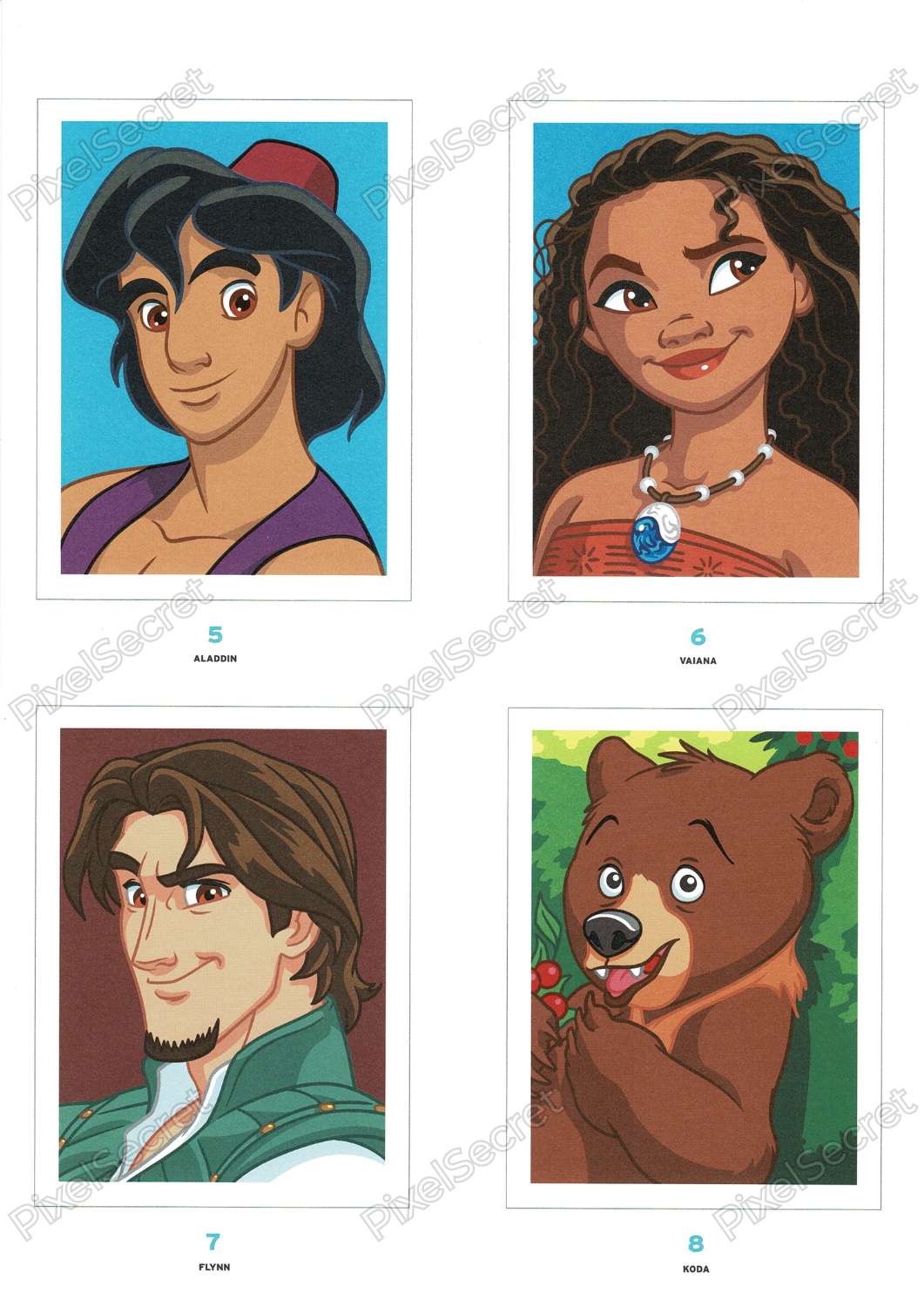 Page de solution Spécial Portraits 2