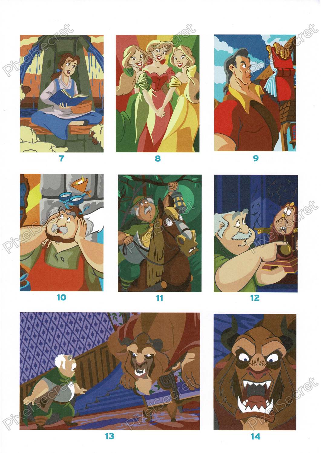 Autre page de solution - La Belle et la Bête