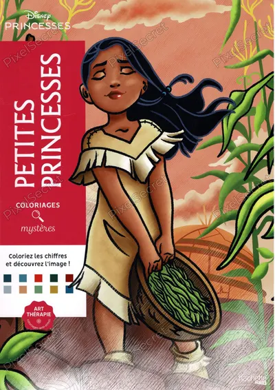 Couverture - Coloriages Mystères Disney Petites Princesses