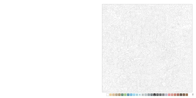 Sample 2 of a blank mystery design from the Disney Baby Animals book by Sophie Marie
