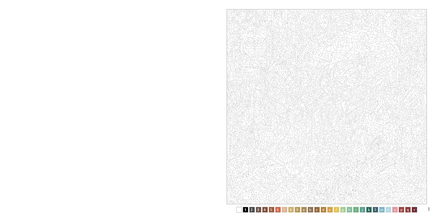 Sample 1 of a blank mystery design from the Disney Baby Animals book by Sophie Marie