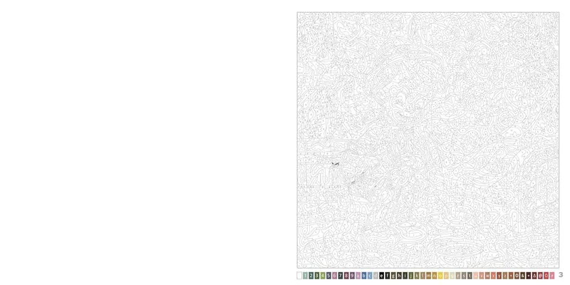 Sample 3 of a blank mystery design from the Disney Baby Animals book by Sophie Marie