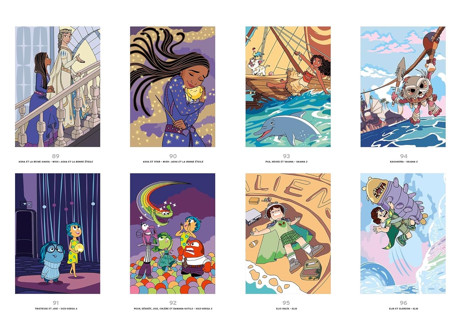 Second solution page from the Grand Classics Volume 2 Disney book, final coloring result