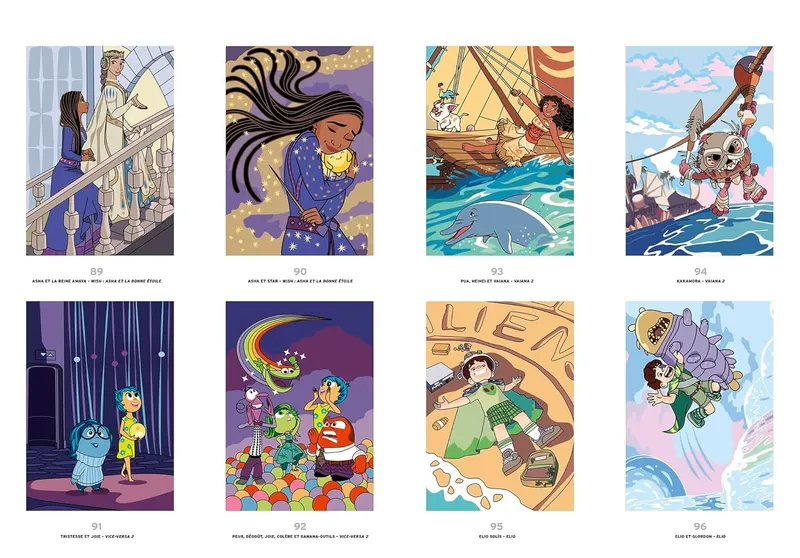 Second solution page from the Grand Classics Volume 2 Disney book, final coloring result