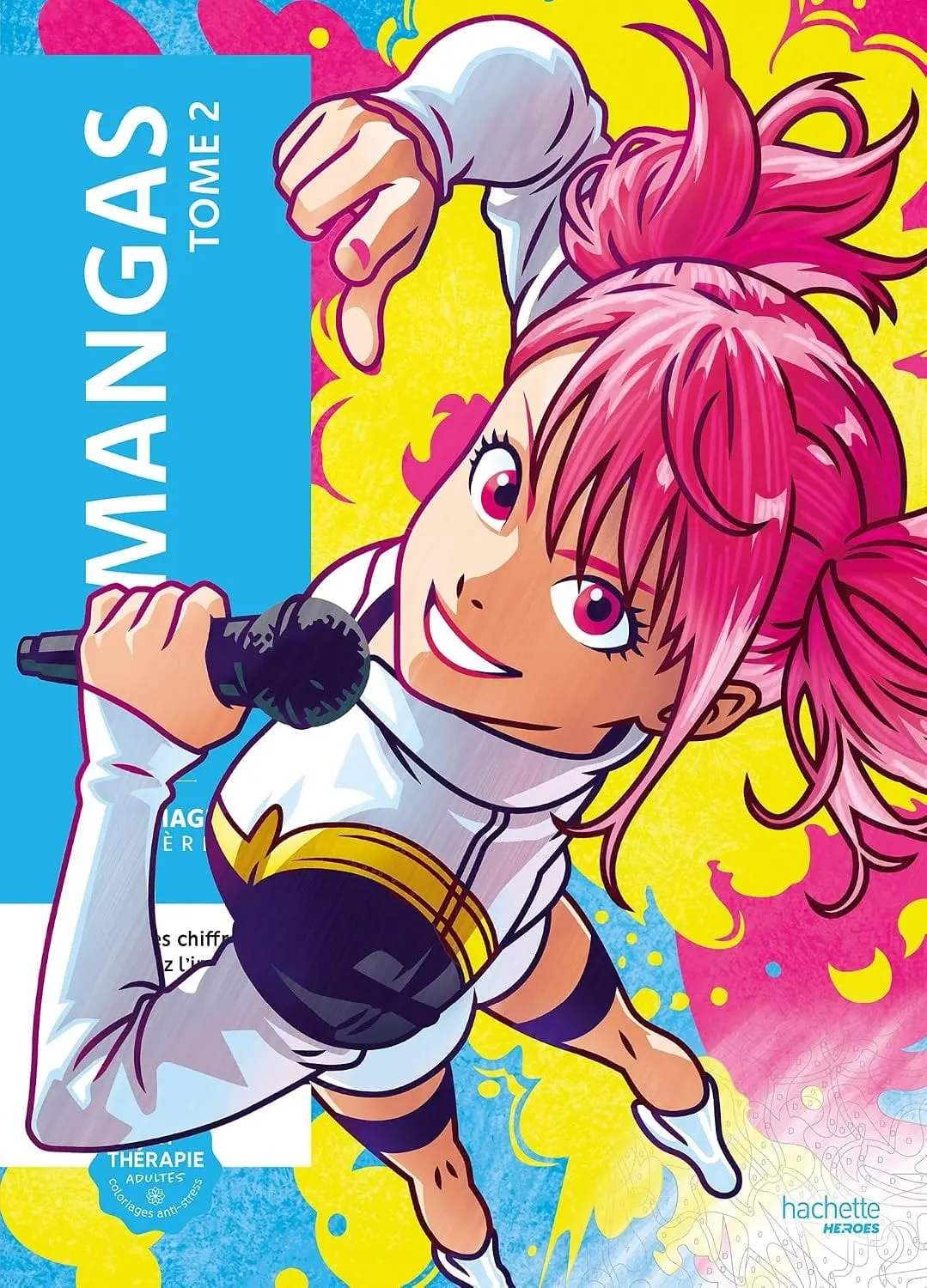 Couverture - Livre de coloriage mystère - Mangas Tome 2
