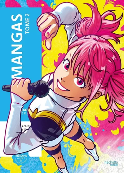Couverture - Livre de coloriage mystère - Mangas Tome 2