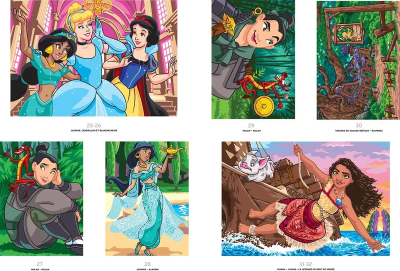 Troisième page de solutions du tome 2 Princesses, illustrations en miniature
