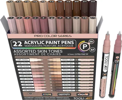 Marqueurs de peinture acrylique - Skin