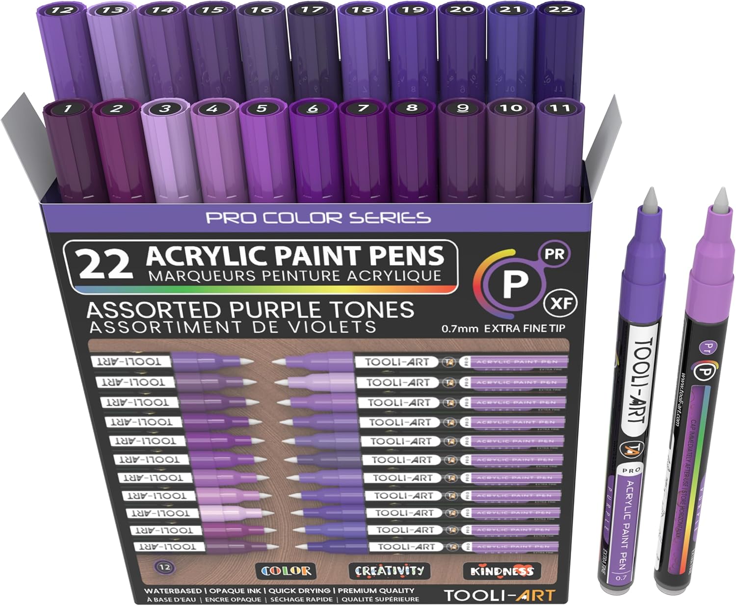 Marqueurs de peinture acrylique - Violet