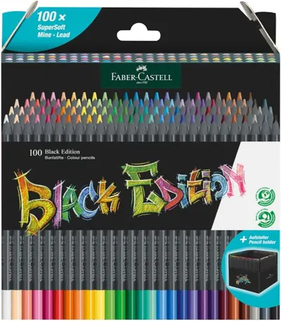 Faber-Castell - Black Edition - Crayons de Couleur